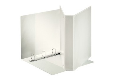 Raccoglitore DISPLAY MAXI 22x30cm 4D H40mm bianco personalizzabile ESSELTE