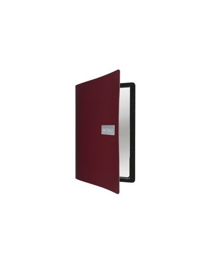 PORTA MENU' A4-24x33cm BORDEAUX Royal con 1 INSERTO DOPPIO