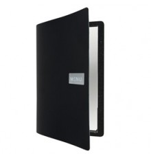 PORTA MENU' A4-24x33cm NERO Royal con 1 INSERTO DOPPIO