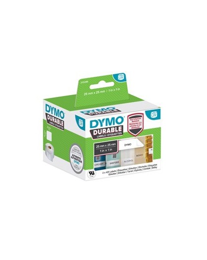 ETICHETTE DURABLE INDUSTRIAL DIM. 25X25MM 850X2 RT MULTIUSO