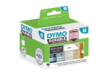 ETICHETTE DURABLE INDUSTRIAL DIM. 25X25MM 850X2 RT MULTIUSO