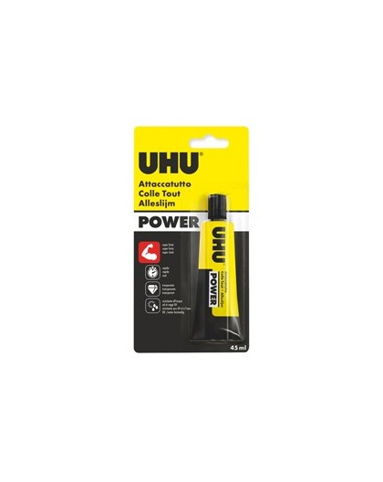 COLLA TRASPARENTE EXTRAFORTE UHU POWER 45ML