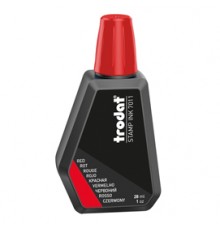 INCHIOSTRO ROSSO 28ml per TIMBRO IN GOMMA 7011 TRODAT
