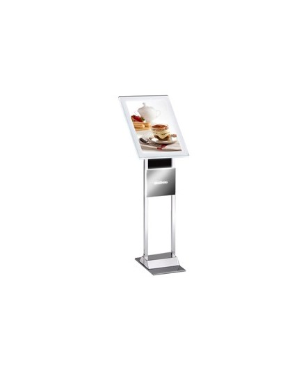 LEGGIO a LED da TERRA H110cm con CORNICE A3 Menu Board LEDMAG