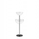 EXPO CONTENITORE con 2 SEMISFERA Ø40cm / Ø50cm - H116cm