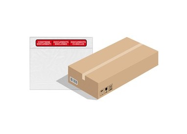1000 BUSTE ADESIVE SPEEDY DOC C5 230X165mm con stampa "contiene documenti"