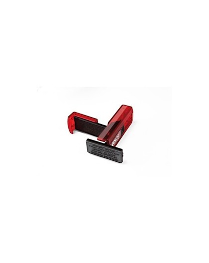 Timbro Pocket Stamp Plus 30 18x47mm 5righe autoinchiostrante rosso COLOP