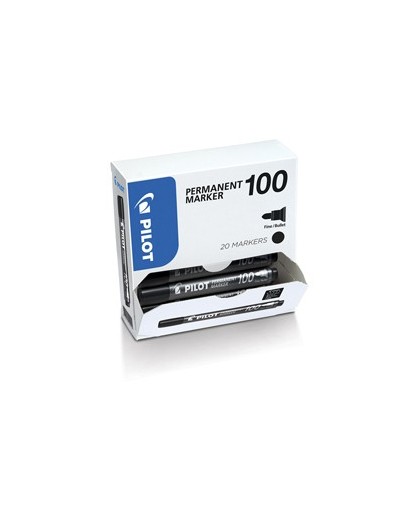 BONUS PACK 15+5 MARCATORE PERMANENTE 100 NERO P.TONDA 4.5MM PILOT