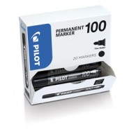 BONUS PACK 15+5 MARCATORE PERMANENTE 100 NERO P.TONDA 4.5MM PILOT