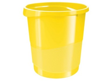 CESTINO GETTACARTE EUROPOST GIALLO VIVIDA 14LT ESSELTE
