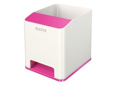 Portapenne con amplificatore WOW fucsia LEITZ
