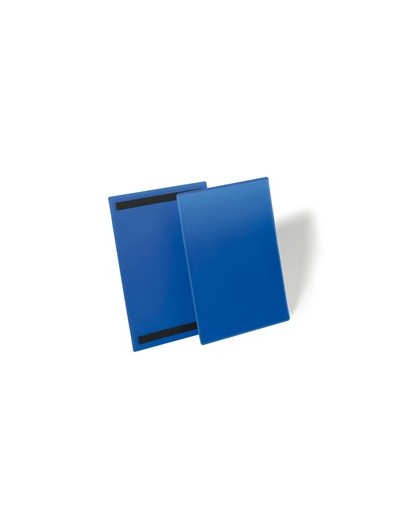 50 buste identificazione magnetiche 210x297mm (A4-VERT.) art.1744 Blu DURABLE