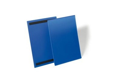 50 buste identificazione magnetiche 210x297mm (A4-VERT.) art.1744 Blu DURABLE