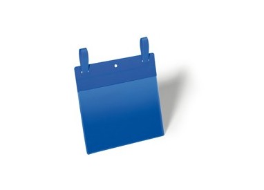 50 buste identificazione con fascette 210x148mm (A5-ORIZ.) art.1749 Blu DURABLE