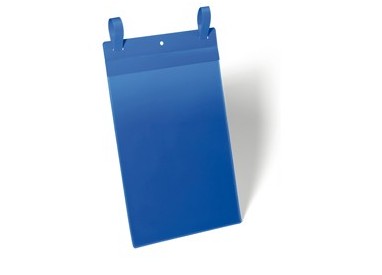 50 buste identificazione con fascette 210x297mm (A4-VERT.) art.1750 Blu DURABLE