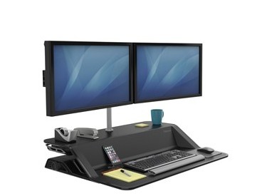 POSTAZIONE DI LAVORO SIT-STAND LOTUS NERO 0007901 FELLOWES