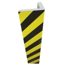 PARACOLPI ANGOLARE in GOMMA NBR L30 x H73cm Giallo/Nero