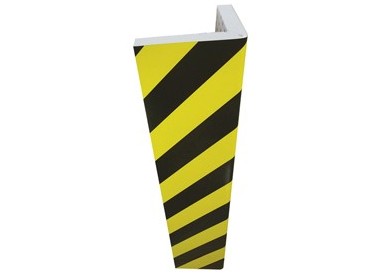 PARACOLPI ANGOLARE in GOMMA NBR L30 x H73cm Giallo/Nero