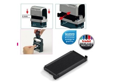 BLISTER DA 2 TAMPONI 6/4914 NERO TRODAT