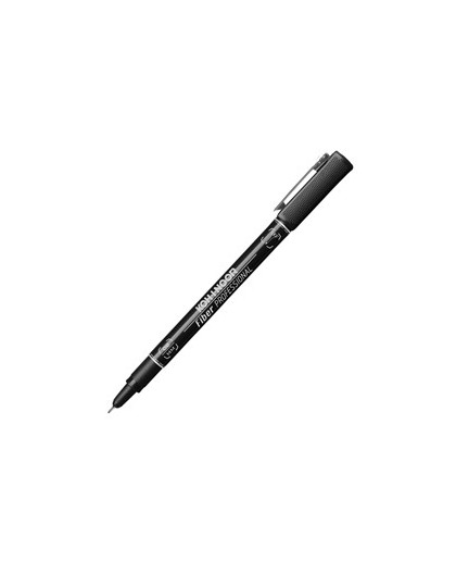FINELINER PROFESSIONAL FIBER NERO 0,2MM