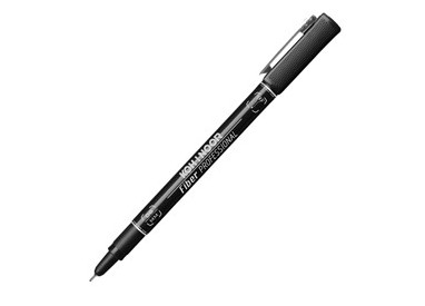 FINELINER PROFESSIONAL FIBER NERO 0,6MM
