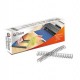Scatola 50 dorsi metallo 10MM Silver 34 anelli TiTanium