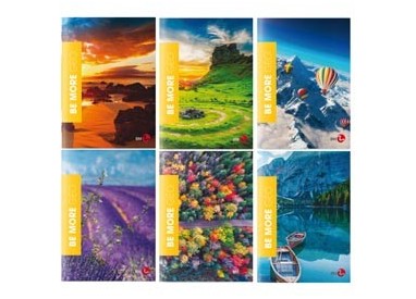 Maxiquaderno A4 36fg+2 100gr 1 rigo c/margine GEO Be More Special 2022 BM