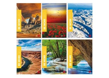 Maxiquaderno A4 36fg+2 100gr 5mm GEO Be More Special 2022 BM
