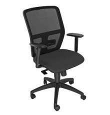 Seduta operativa ergonomica Kemper A Nero c/bracc.reg.