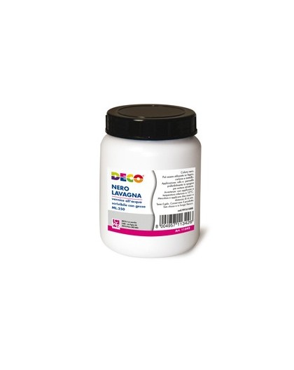 Vernice lavagna all'acqua nero 250ml DECO