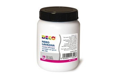 Vernice lavagna all'acqua nero 250ml DECO