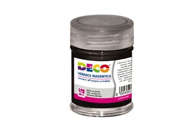 Vernice lavagna magnetica all'acqua nero 120gr DECO