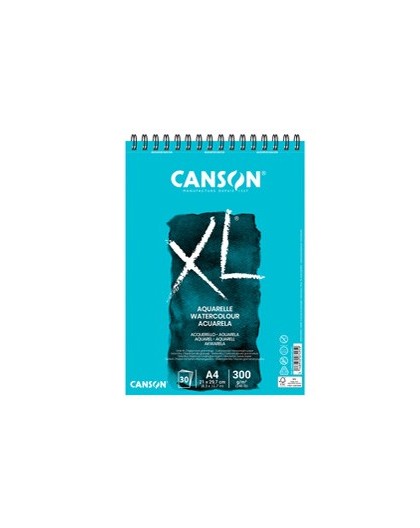 Album XL Aquarelle f.to A4 300gr 30fg Canson