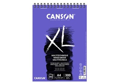 Album XL MIX-MEDIA f.to A4 300gr 30fg Canson