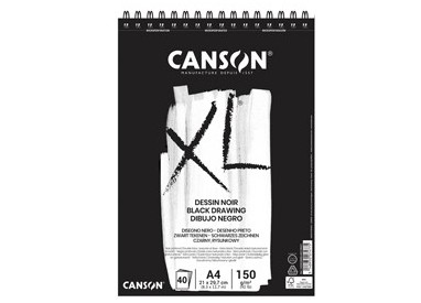 Album XL Dessin Noir f.to A4 150gr 40fg Canson