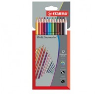 Astuccio 12 pastelli Stabilo AQUACOLOR 1612-3