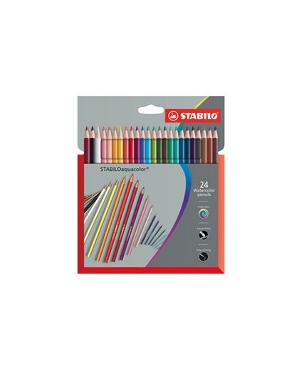 Astuccio 24 pastelli Stabilo AQUACOLOR 1624-3