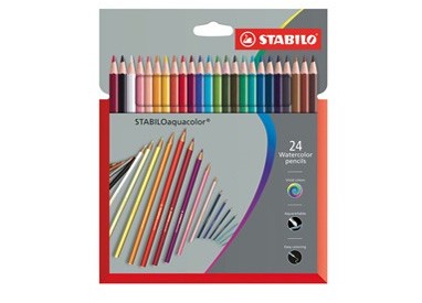 Astuccio 24 pastelli Stabilo AQUACOLOR 1624-3