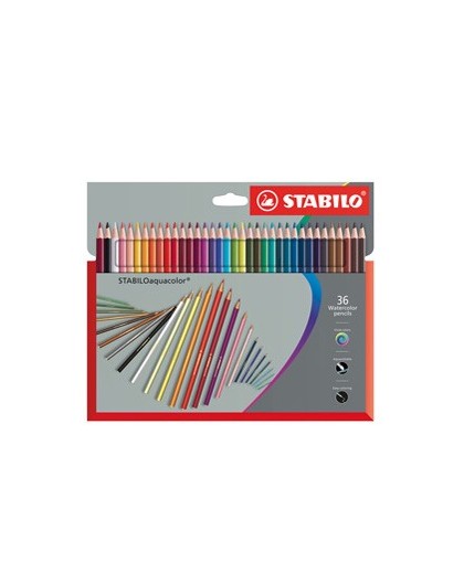 Astuccio 36 pastelli Stabilo AQUACOLOR 1636-7