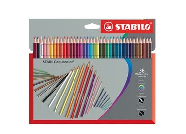 Astuccio 36 pastelli Stabilo AQUACOLOR 1636-7