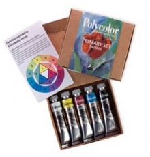 Colori vinilici Polycolor Primary Set 5 tubetti da 20ml Maimeri