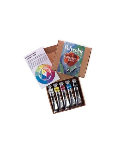 Colori vinilici Polycolor Primary Set 5 tubetti da 20ml Maimeri