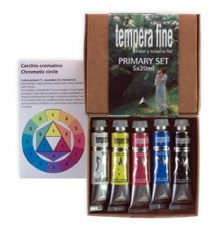 Tempera Fine Primary Set 5 tubetti da 20ml Maimeri