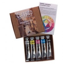 Colori a olio extrafini Primary Set 5 tubetti da 20ml Maimeri