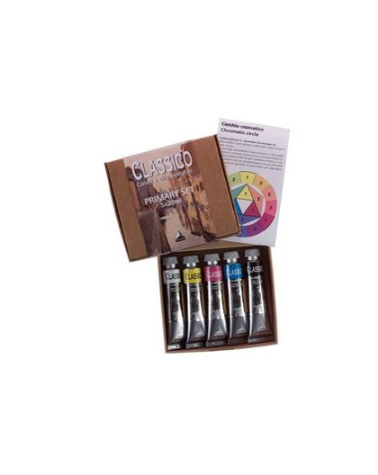 Colori a olio extrafini Primary Set 5 tubetti da 20ml Maimeri