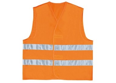 Gilet alta visibilitA' Arancio Fluo Tg. XXL