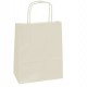 25 shoppers carta kraft 14x9x20cm twisted avorio