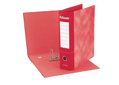 Registratore ESSENTIALS G72 rosso dorso 5cm f.to commerciale ESSELTE