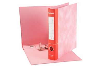 Registratore ESSENTIALS G74 rosso dorso 5cm f.to protocollo ESSELTE