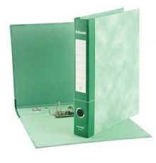 Registratore ESSENTIALS G74 verde dorso 5cm f.to protocollo ESSELTE
